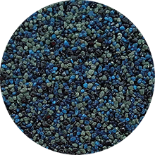 Tekutá dlažba - kamenivo 15,91 kg vedro čierna & modrá & zelená