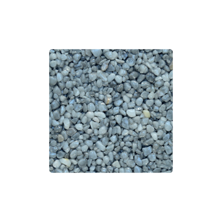 Mramorové kamienky svetlo šedé 3-6 mm 25 kg vrece