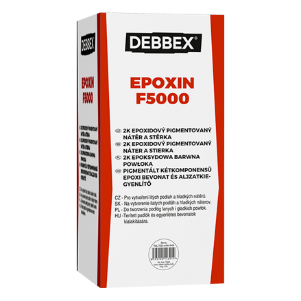 EPOXIN F5000 5 + 1 kg sada plechoviek svetlo sivá RAL 7035